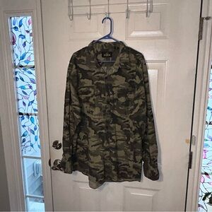 Redhead Men's Camouflage button down 2 pocket shirt Size 2XL